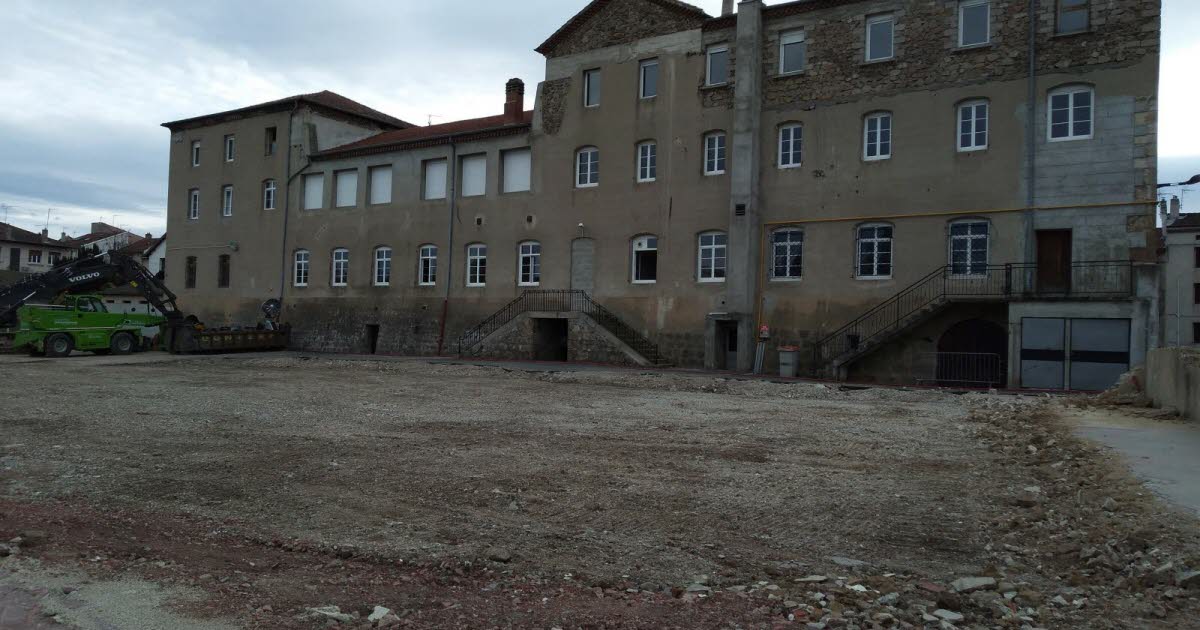Monistrol-sur-Loire. Le nouvel immeuble se dessine sur le terrain de l’ancien lycée professionnel privé