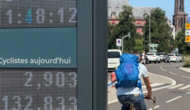Strasbourg. Pour la borne dénombrant les vélos installée rue de Vienne, le compte est à nouveau bon