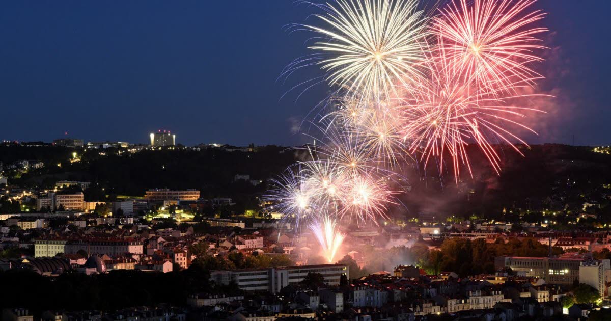 les endroits pour voir le feu d’artifice ne courent pas les rues