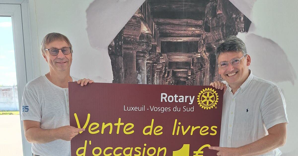 Luxeuil-les-Bains. Une vente de livres au profit du Noël des enfants défavorisés