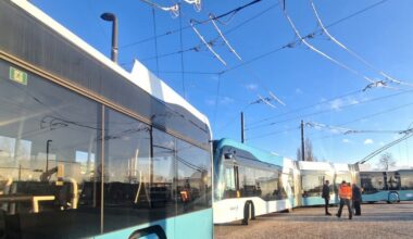 quelques corrections matérielles sur la ligne de trolley