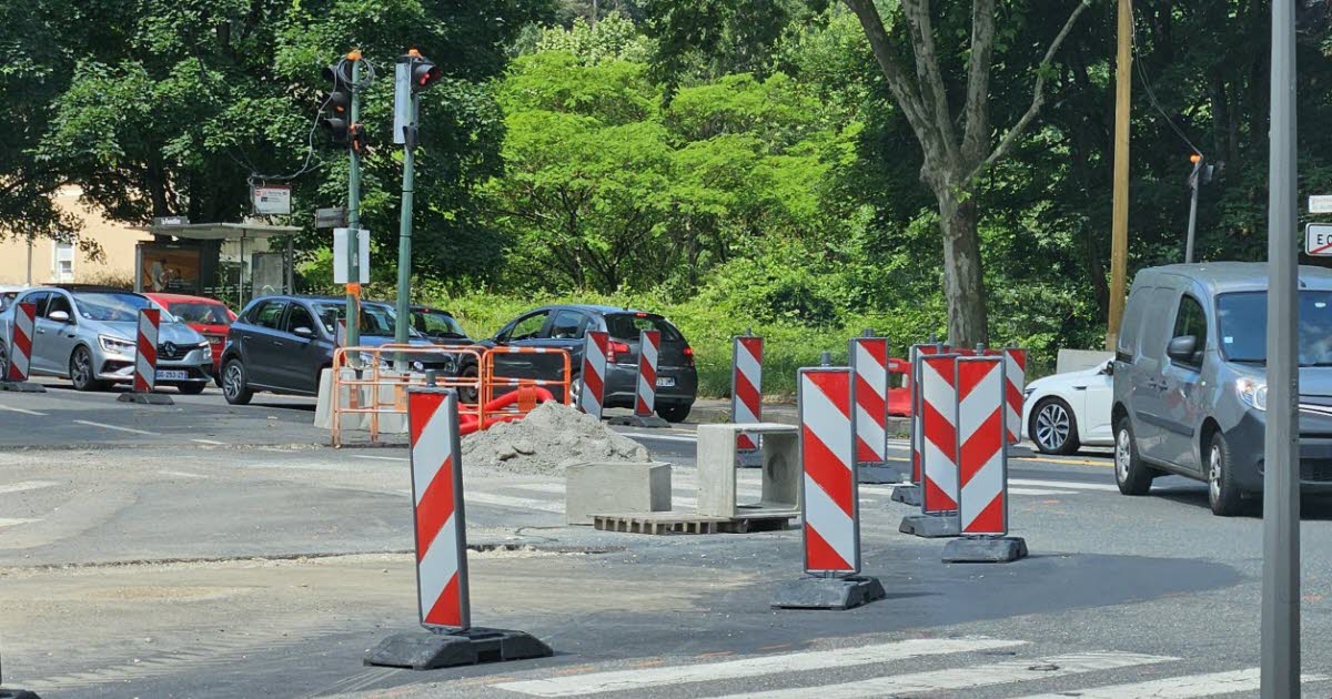 dès ce mardi 15 juillet, le boulevard de Valvert mis en sens unique jusqu’à Charbonnières