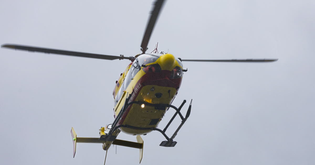 Moselle. Un homme hélitreuillé à l'hôpital à Strasbourg après une chute à moto