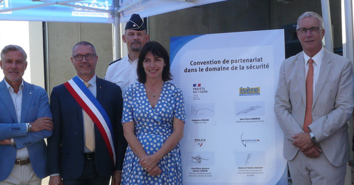Domène. Les élus réunis pour le renouvellement de la convention sur les sécurités