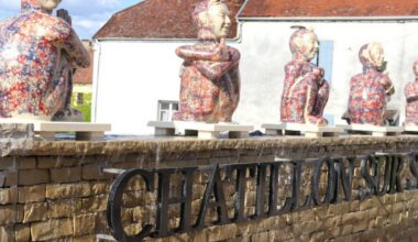 Châtillon-sur-Seine. Les sculptures de cet artiste local ont investi la place Joffre