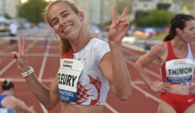 Aurore Fleury fait descendre le chrono