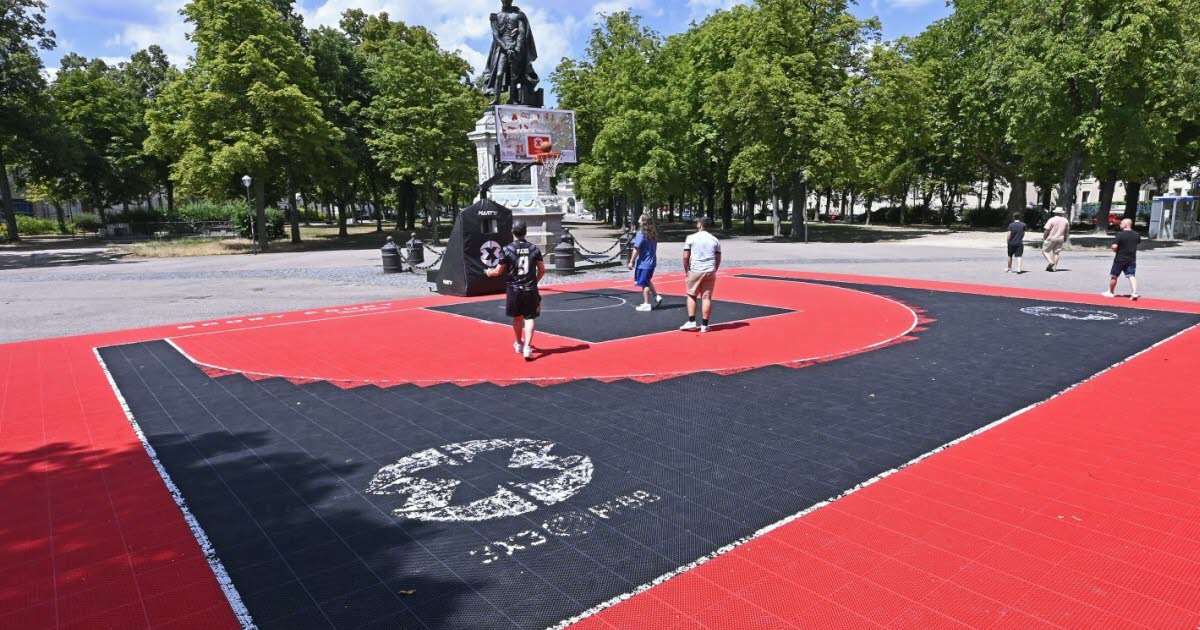 une aire de jeux et de détente XXL en plein centre-ville de Nancy