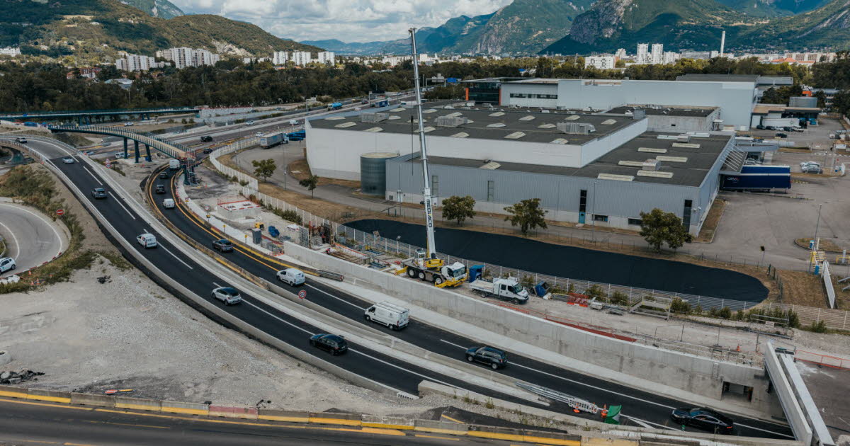 Métropole de Grenoble. Un jeune homme chute d’une passerelle en construction dans le secteur du Rondeau à Échirolles et se blesse grièvement