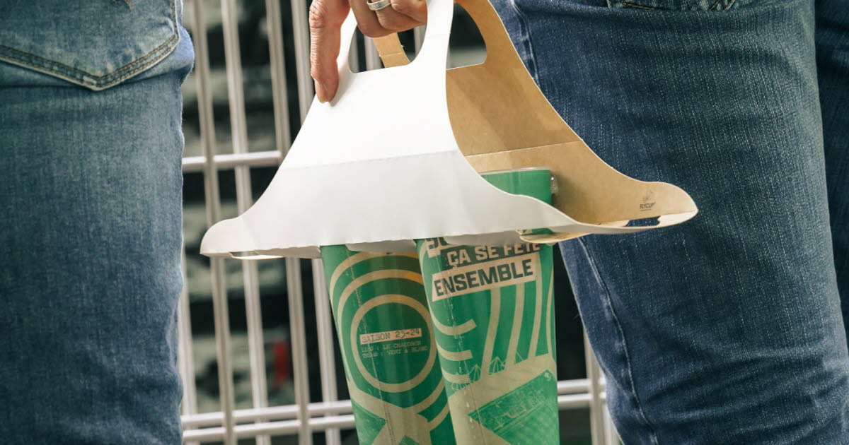 Saint-Etienne. Le Gobelet français va aider les clubs de foot professionnel à utiliser des verres réutilisables