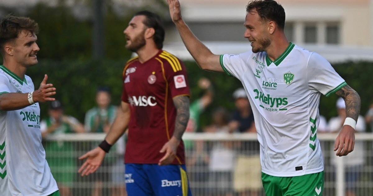 Football. Privée de six joueurs, l’ASSE chute pour la première fois en préparation