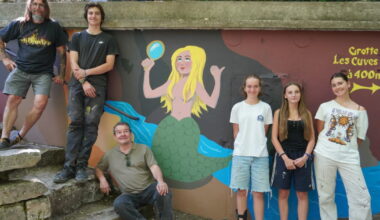 Sassenage. Une fresque pour célébrer les 160 ans de la grotte Les Cuves