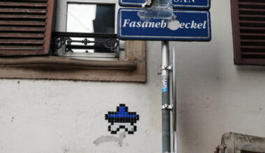 Strasbourg. Hansel Pixel dissémine des étoiles aux couleurs des pays de l’Union européenne dans la ville