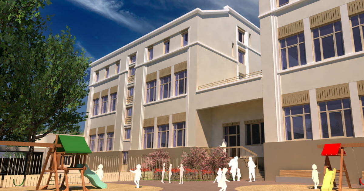 Grenoble. Voilà à quoi ressemblera le nouveau groupe scolaire Ferdinand-Buisson, après plus d'un an de travaux et 9,4 millions d’euros investis