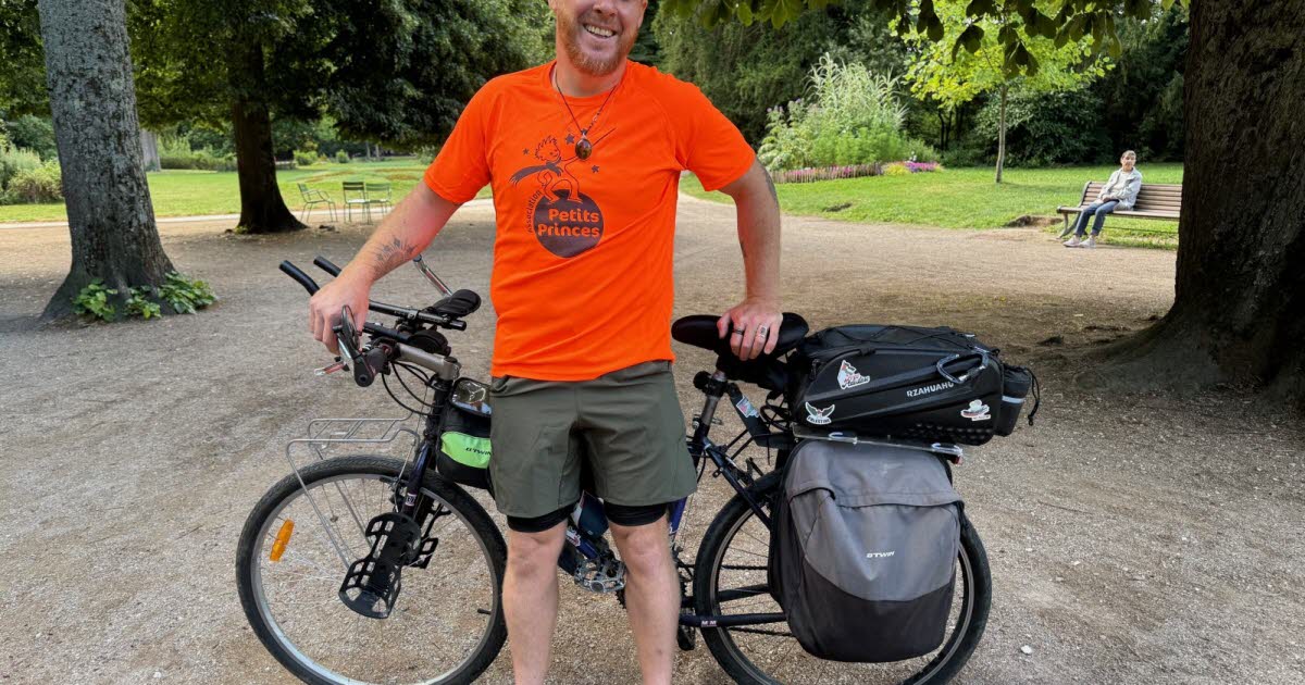 Besançon. Il va parcourir 1 500 km en France à vélo pour l’association Les Petits Princes