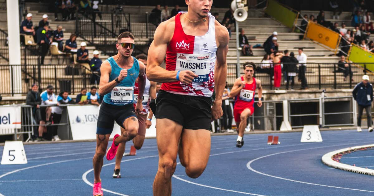 le Nancéien Maxime Wassmer et le relais 4x400 tricolore médaillés d’argent