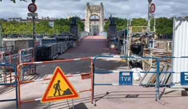 Lyon. Pourquoi il n’est plus possible d’emprunter la passerelle du Collège