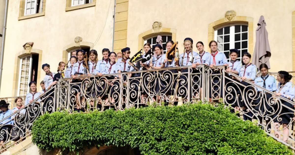 Ozolles. 120 Guides d’Europe réunies au château de Rambuteau