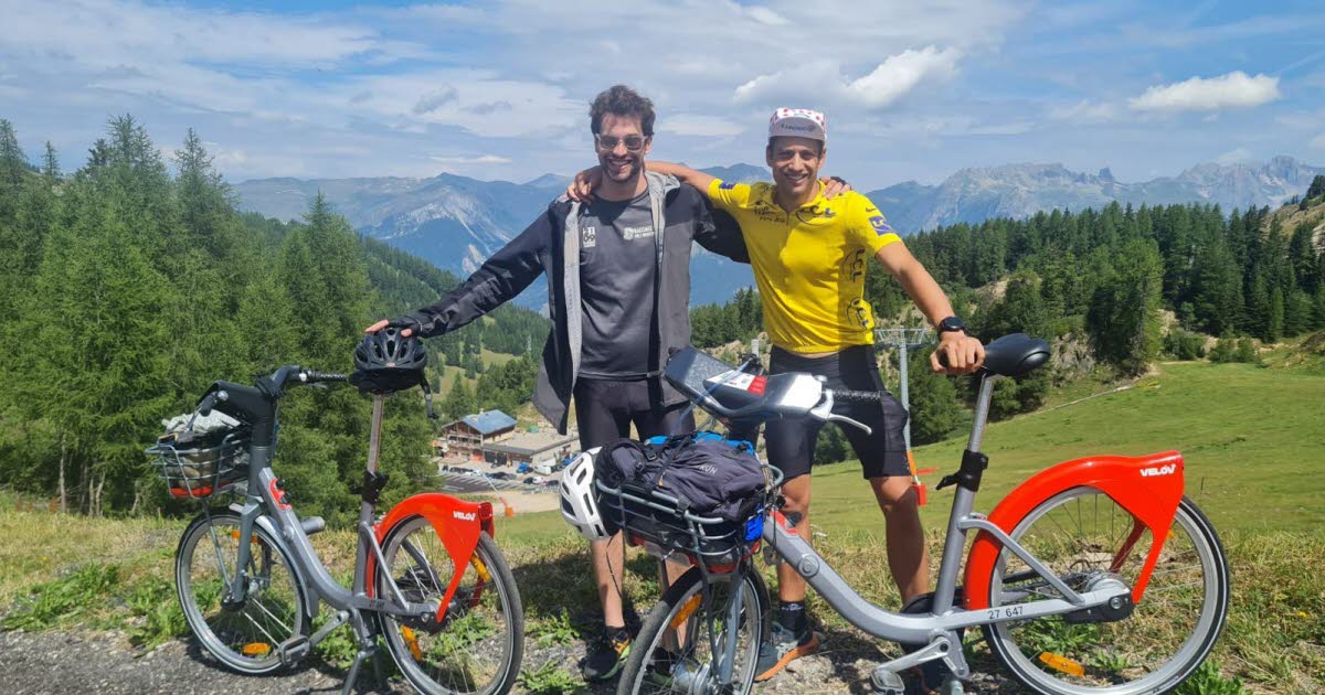 Métropole de Lyon. 11 heures d’effort, ces deux Lyonnais font une étape du Tour de France à Vélo’v