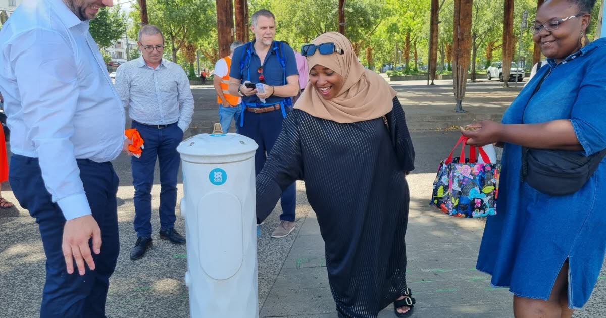 Lyon. Une fontaine à eau nouvelle génération mise en service dans le quartier des États-Unis
