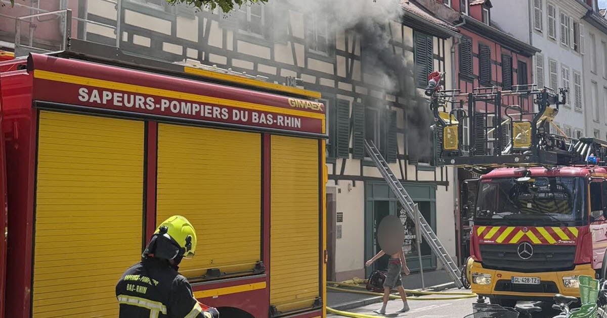 Strasbourg. Un feu d’appartement rapidement maîtrisé à la Krutenau
