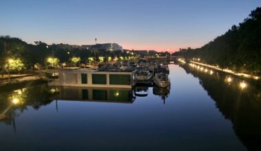 La photo du jour. Le port de Nancy, en mode nuit