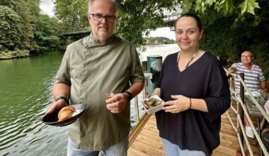 Lyon. À table au Buldo, plus beau ponton sur la Saône et royaume de la grenouille