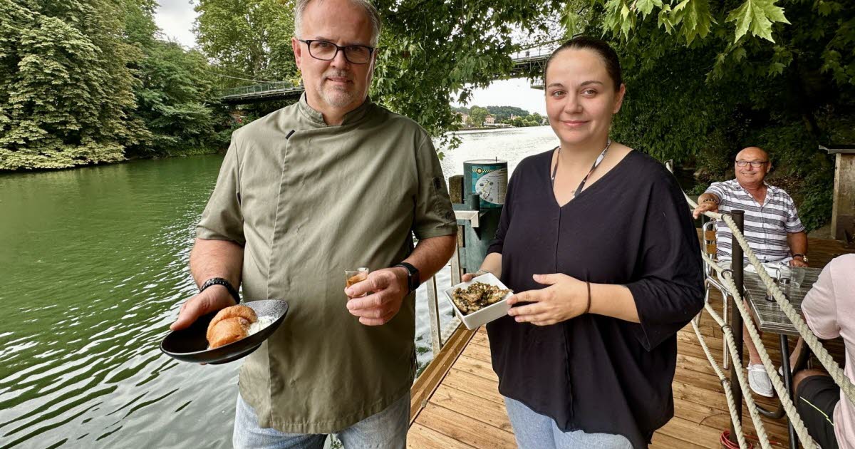 Lyon. À table au Buldo, plus beau ponton sur la Saône et royaume de la grenouille