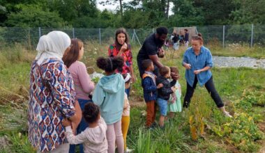 Nancy. Une matinée dans le jardin pour des enfants du Plateau-de-Haye