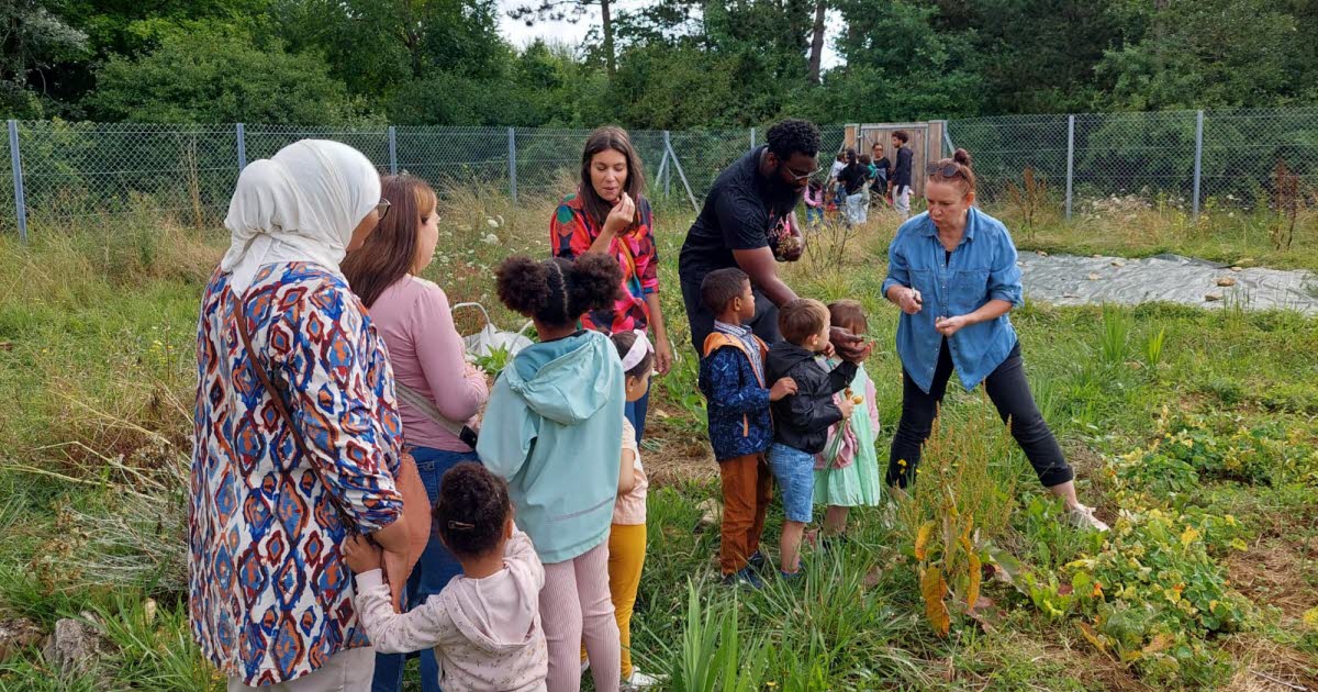 Nancy. Une matinée dans le jardin pour des enfants du Plateau-de-Haye