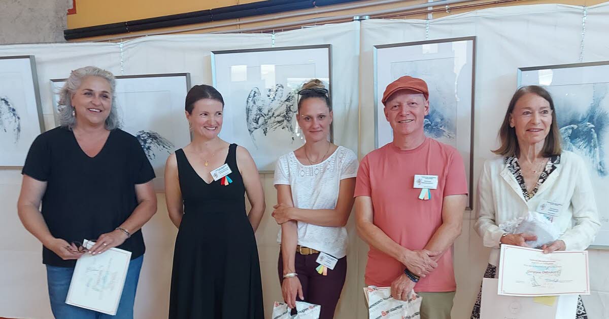 En images. 76 peintres réunis au 27e festival des aquarellistes de Bagnols
