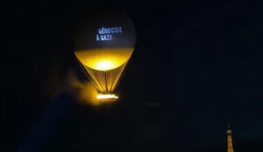La vasque olympique piratée par Amnesty