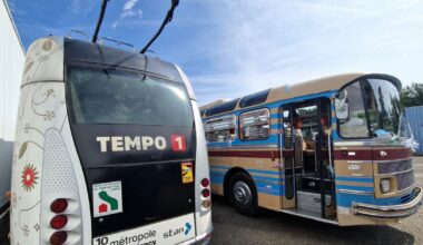 Photos. L'ancien tram sur pneus Bombardier du Grand Nancy s'expose dans un musée alsacien