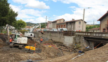Le Chambon-Feugerolles. Prévus pour la fin de l'année, les travaux des berges du Cotatay et de l'Ondaine avancent