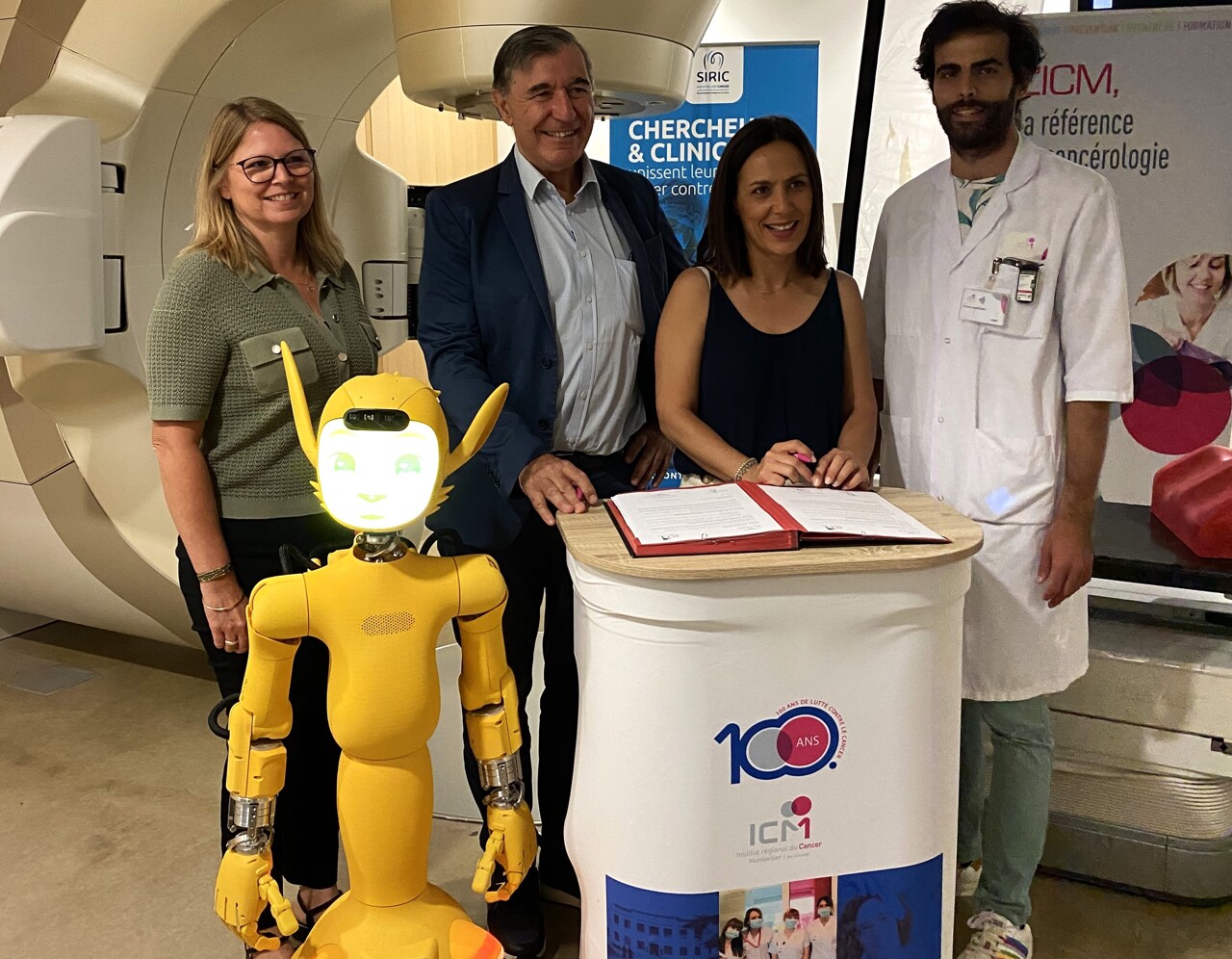 pour le robot Miroki, l’ICM reçoit le soutien d’Altrad Solidarity