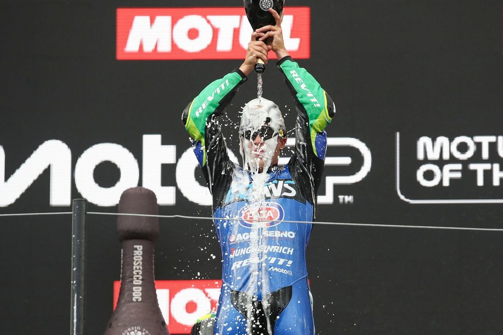 Le vainqueur Diogo Moreira, Italtrans Racing Team