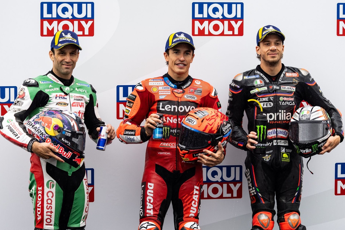 La grille de départ du GP d'Allemagne MotoGP