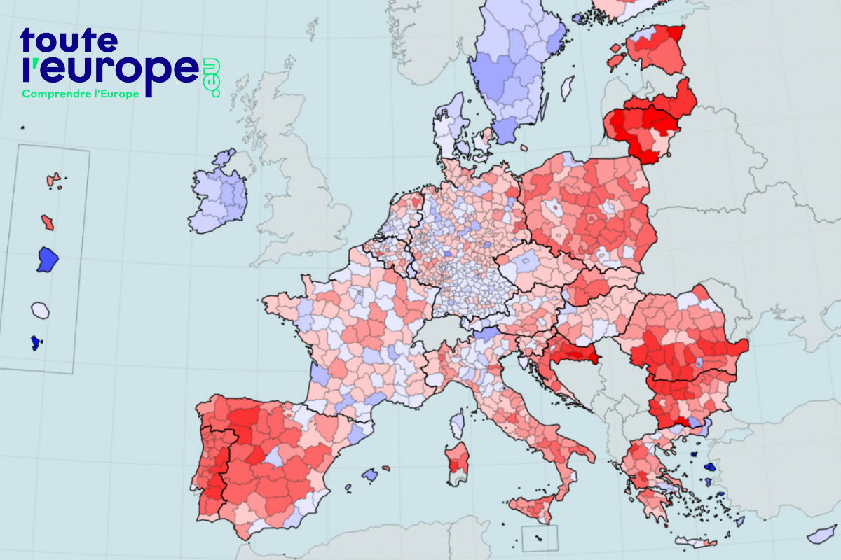 [Cartes] Combien d'habitants comptera l'Union européenne en 2100 ?