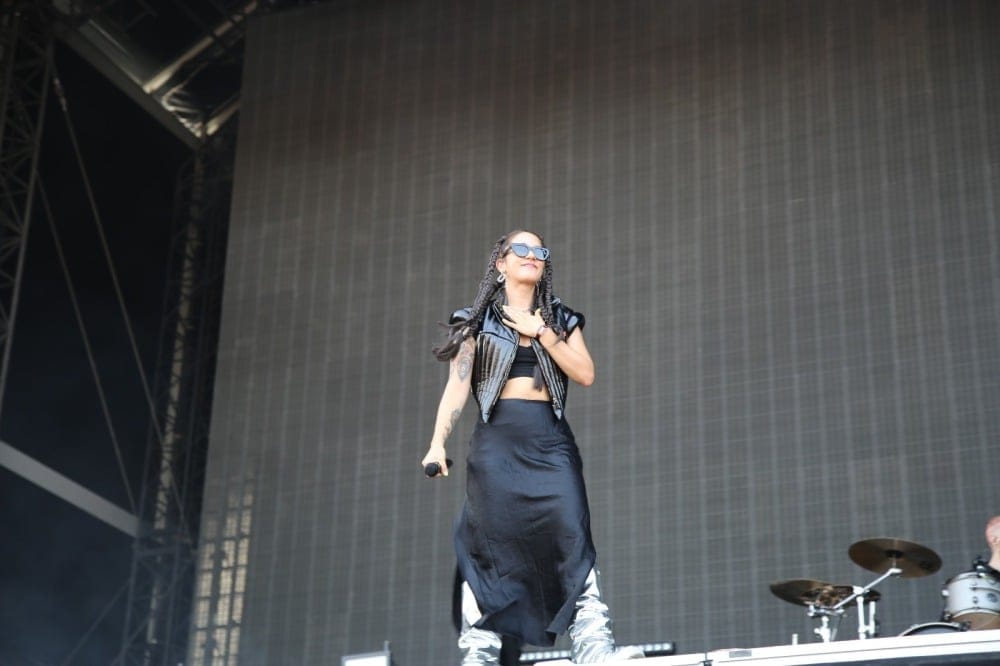 Premier Hellfest pour Camille Contreras, la chanteuse de Novelists.