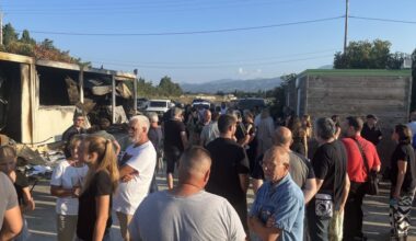 environ 200 personnes réunies pour soutenir la famille