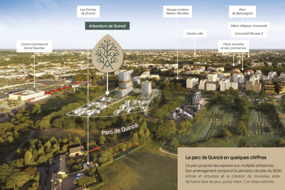 Ce plan permet de se rendre compte de comment ce programme immobilier s'intègre au reste du quartier.