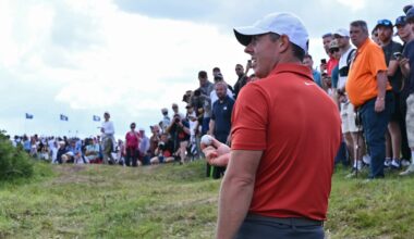 Omnium britannique : Rory McIlroy surpris par une balle mystérieuse