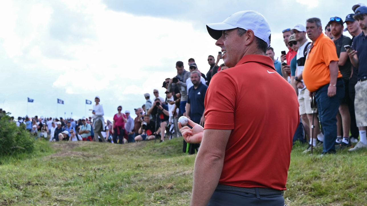 Omnium britannique : Rory McIlroy surpris par une balle mystérieuse