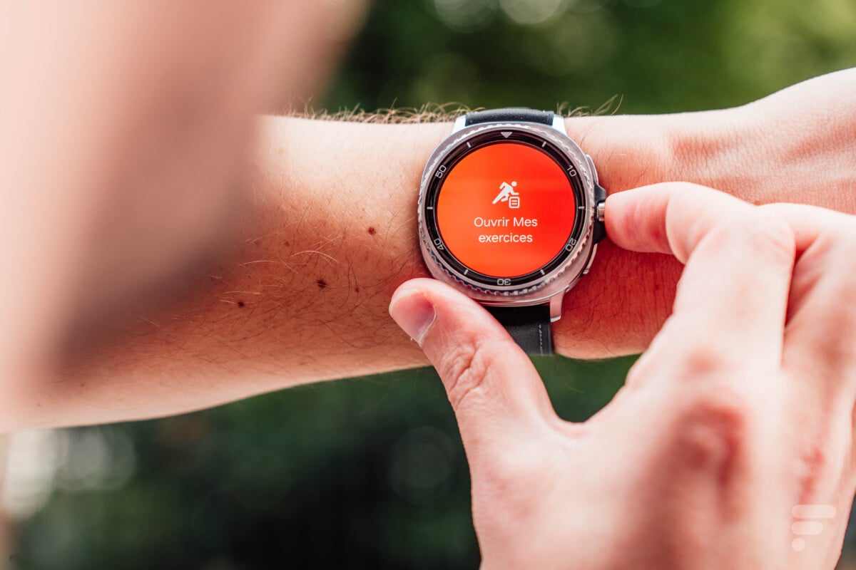 Le bouton Action de la Samsung Galaxy Watch 8 Classic