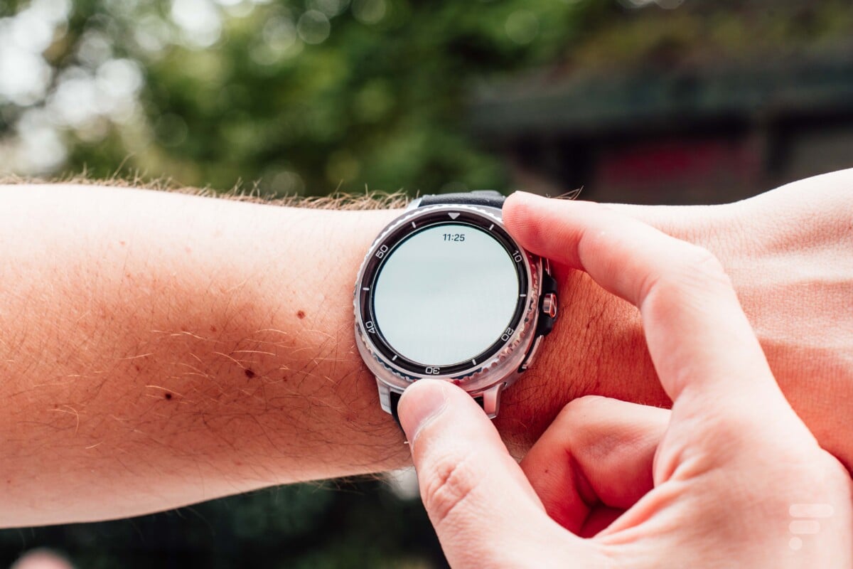 L'écran de la Samsung Galaxy Watch 8 Classic