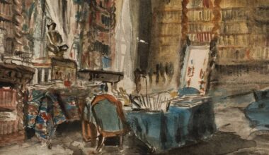Georges-Antoine Rochegrosse, Cabinet de travail de Flaubert à Croisset