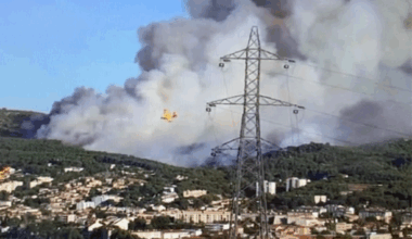 Violent incendie à Martigues. D'importants moyens déployés, des habitants confinés