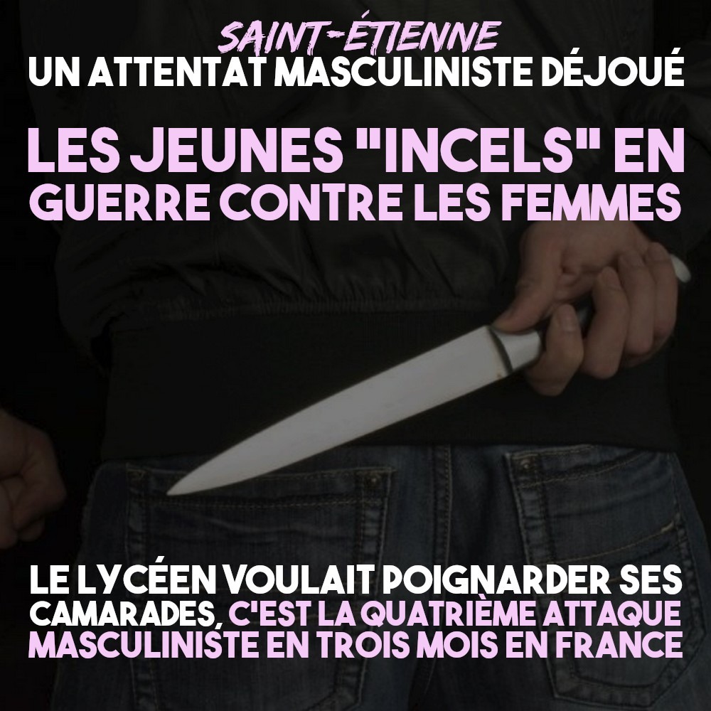 Un couteau caché dans le dos d