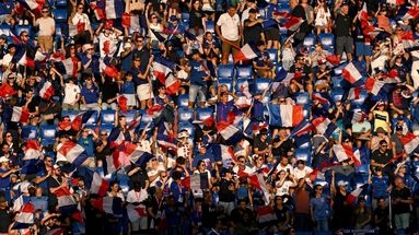 Supporters français à Bâle. - SEBASTIEN BOZON / AFP