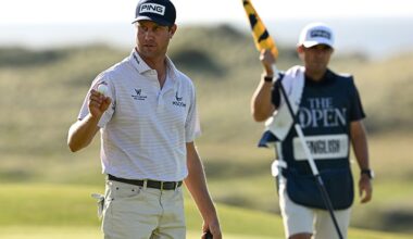 Pourquoi le caddie habituel du 2e de l'Open britannique, Harris English, est passé à côté d'un très gros chèque...