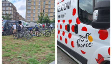 Le Tour de France de passage à Strasbourg ? Voici ce qu'il s'est passé mercredi sur le parvis de la gare